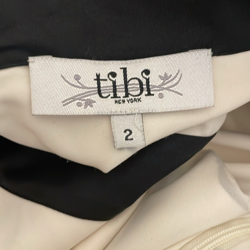 Tibi New York Dress Size 2 Vintage 100% Silk - Picture 5 of 5